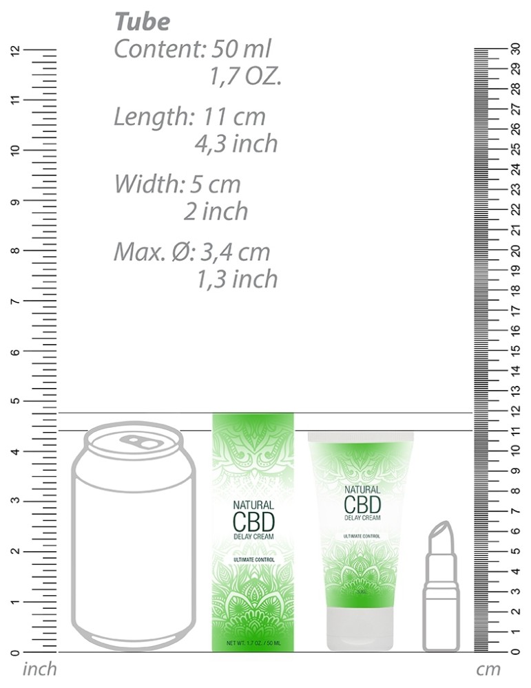 Gel retardant Natural CBD 50ml