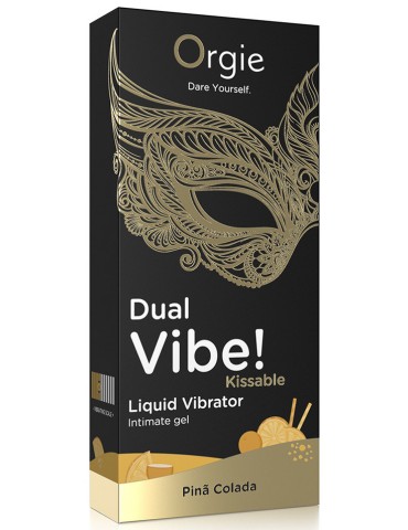 Gel Stimulant Dual Vibe Pina Colada 15ml 2