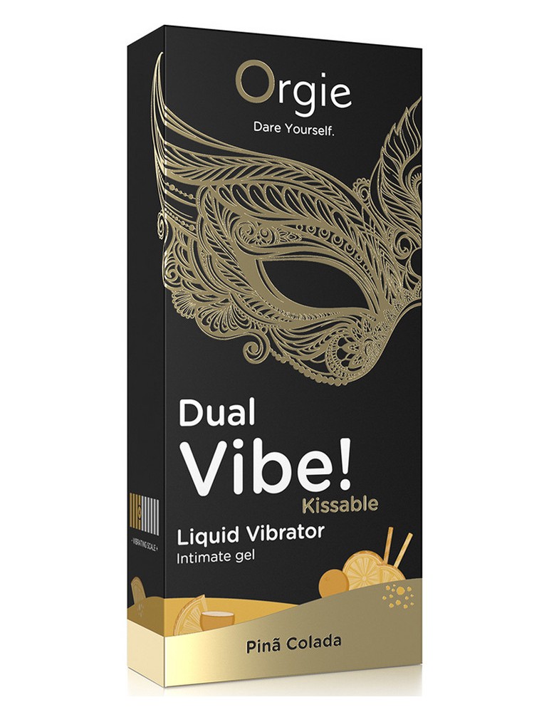 Gel Stimulant Dual Vibe Pina Colada 15ml