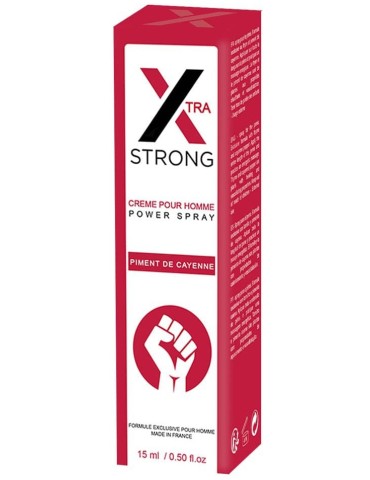 Crème de pénis X Strong Piment 15ml 2