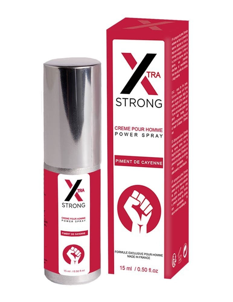 Crème de pénis X Strong Piment 15ml