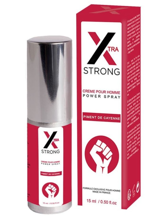 Crème de pénis X Strong Piment 15ml