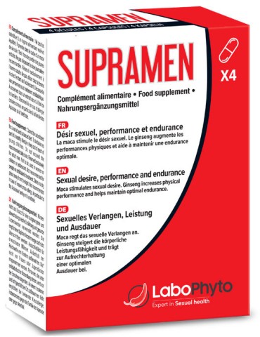 Stimulant SupraMen 4 gélules