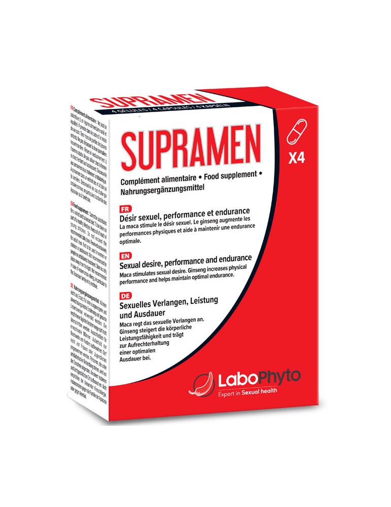 Stimulant SupraMen 4 gélules Stimulant SupraMen 4 gélules