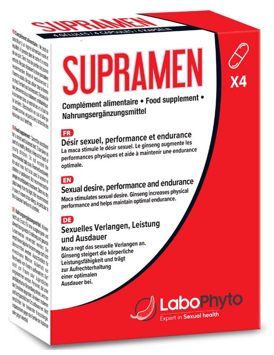 Stimulant SupraMen 4 gélules Stimulant SupraMen 4 gélules