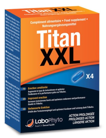 Titan XXL Stimulant Action prolongée 4 gélules