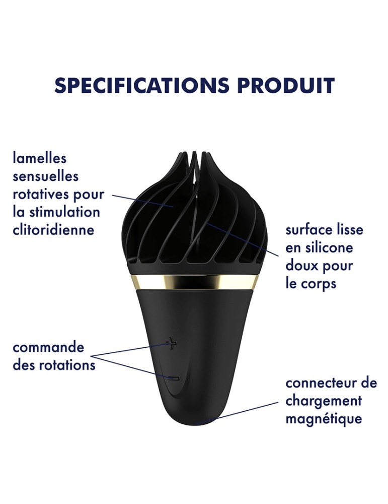 Stimulateur clitoridien Sweet Treat Noir