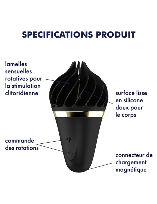 Stimulateur clitoridien Sweet Treat Noir