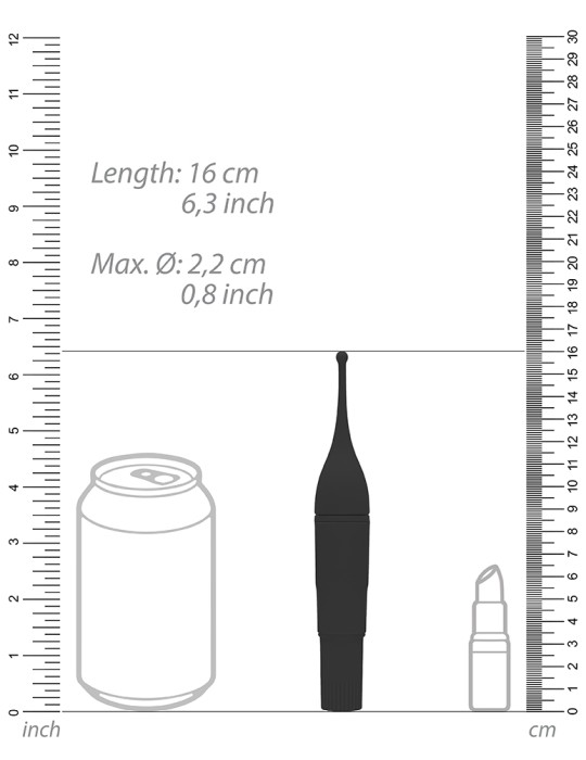 Stimulateur Clitoral Tickler Noir