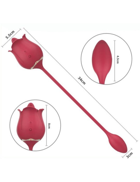 Accessoire Anulingus Twin Blossoms Rose