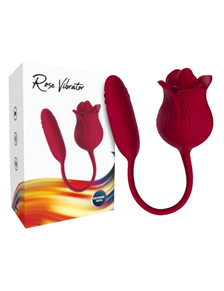 Stimulateur et Vibro Dwich Rose