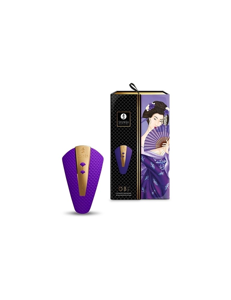 Stimulateur intime Shunga Obi Violet