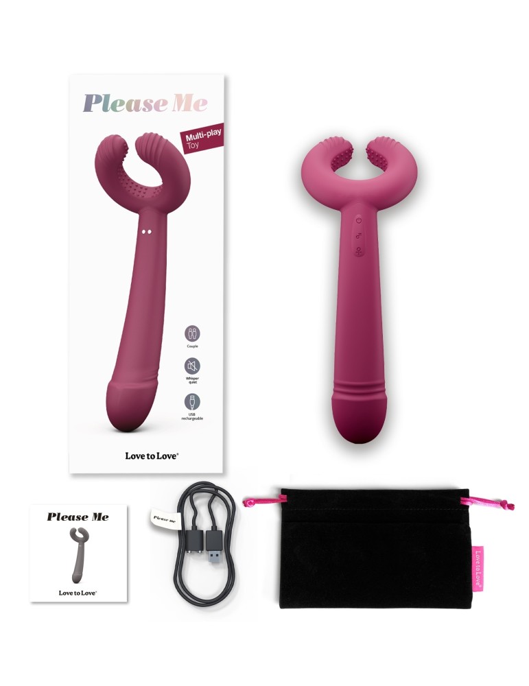 Stimulateur Please Me Love To Love Rose