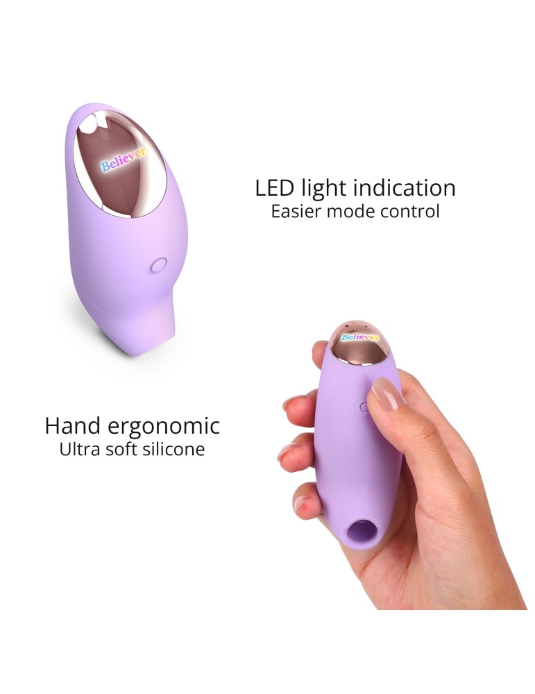 Stimulateur de clitoris Believer Love to Love Mauve