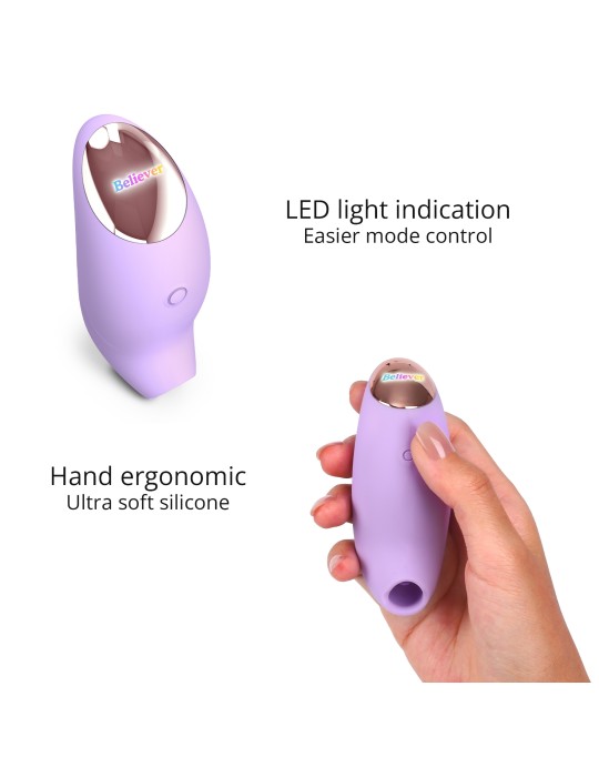 Stimulateur de clitoris Believer Love to Love Mauve