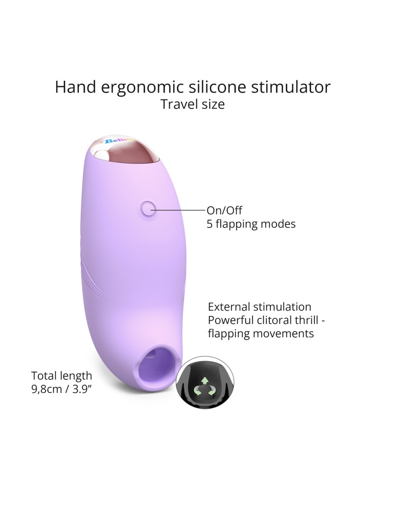 Stimulateur de clitoris Believer Love to Love Mauve