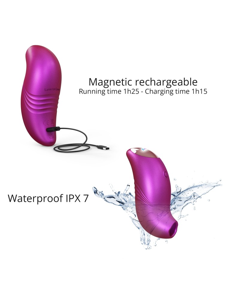 Stimulateur de clitoris Believer Love to Love Framboise