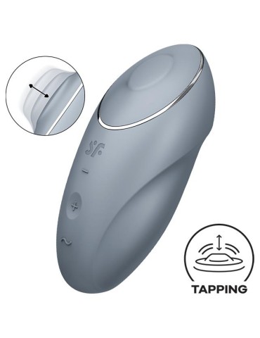 Stimulateur de Clitoris Tap & Climax 1 Gris Clair
