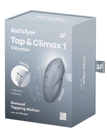 Stimulateur de Clitoris Tap & Climax 1 Gris Clair 2