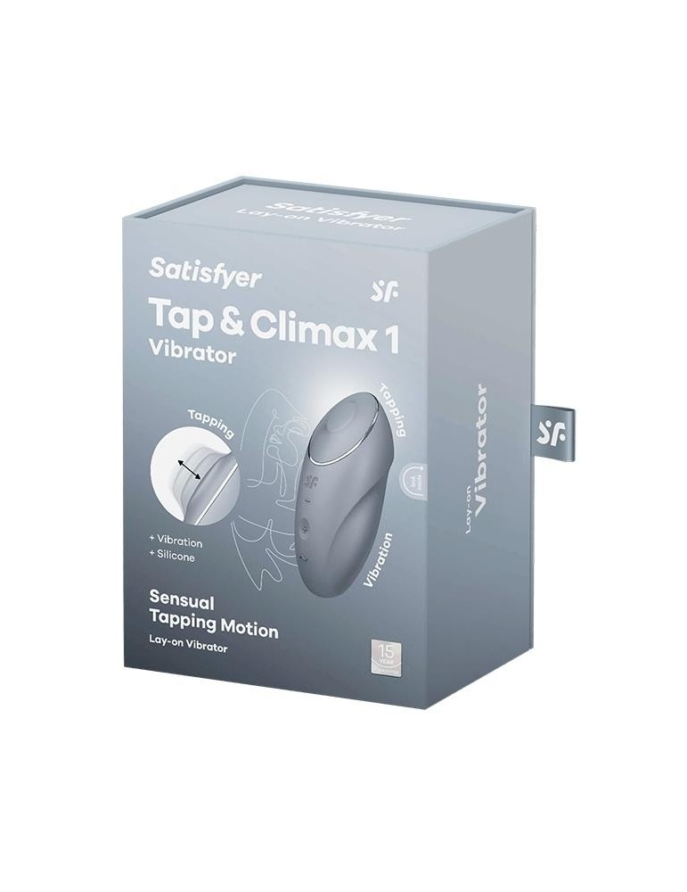Stimulateur de Clitoris Tap & Climax 1 Gris Clair