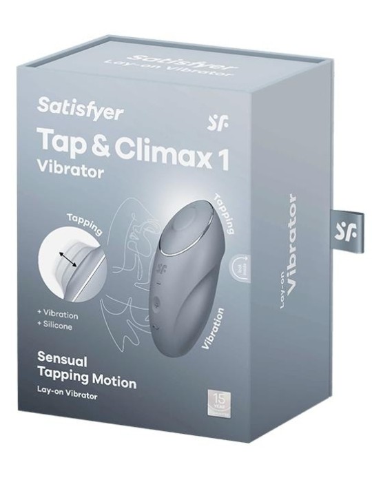 Stimulateur de Clitoris Tap & Climax 1 Gris Clair
