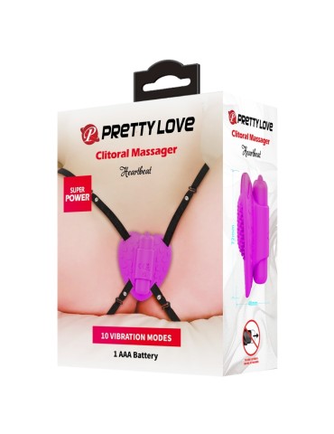 Vibro de Culotte avec Harnais Heartbeat 2