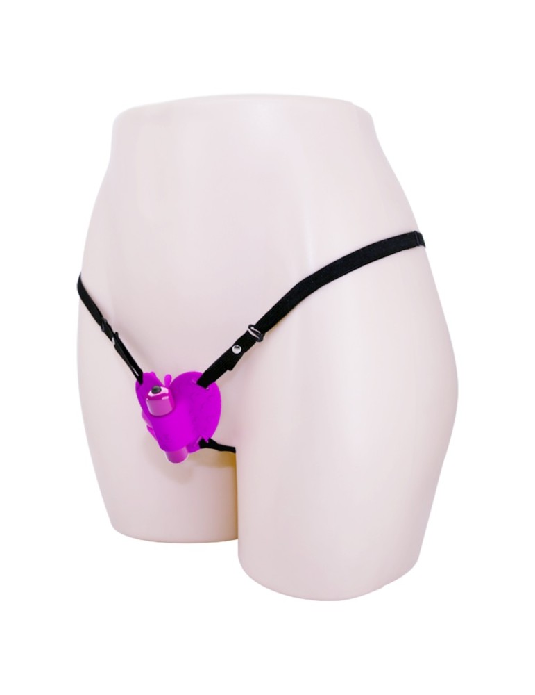 Vibro de Culotte avec Harnais Heartbeat