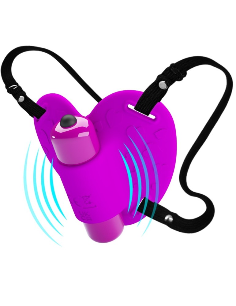 Vibro de Culotte avec Harnais Heartbeat