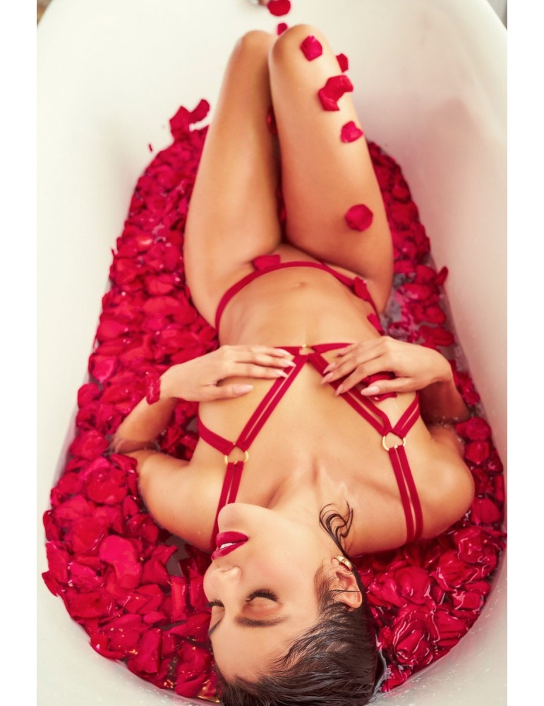 Ensemble 2 pièces rouge - MAL8907RD