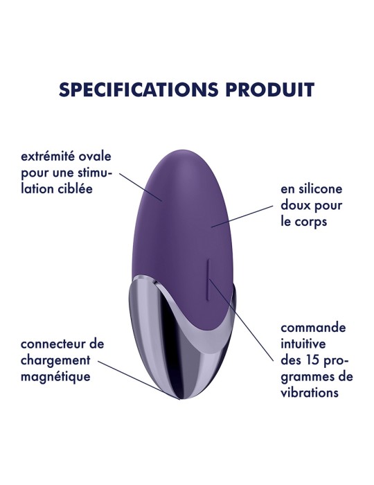 Stimulateur clitoridien Purple Pleasure - Satisfyer