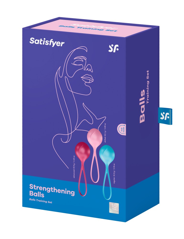 Kit de 3 boules de geisha - 3.8 cm