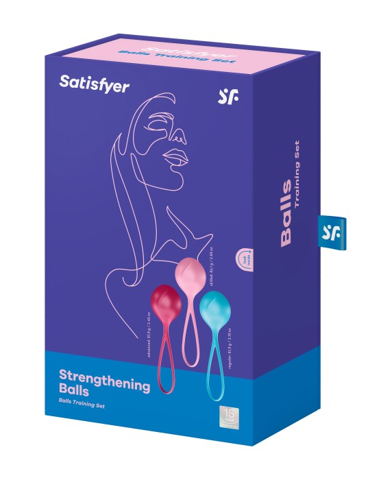 Kit de 3 boules de geisha - 3.8 cm