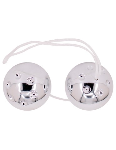 Boules de Geisha Duo Balls Silver