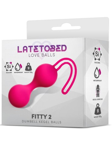 Boules de Kegel Fitty 2 Rose 3cm - Poids 52gr 2