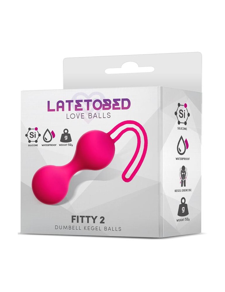 Boules de Kegel Fitty 2 Rose 3cm - Poids 52gr