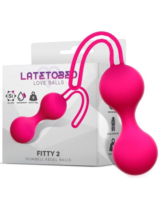 Boules de Kegel Fitty 2 Rose 3cm - Poids 52gr