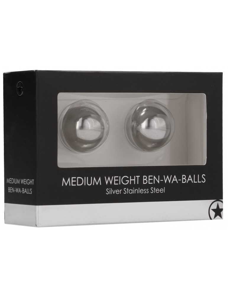 Boules de Geisha Ben-Wa-Balls 22mm Métal