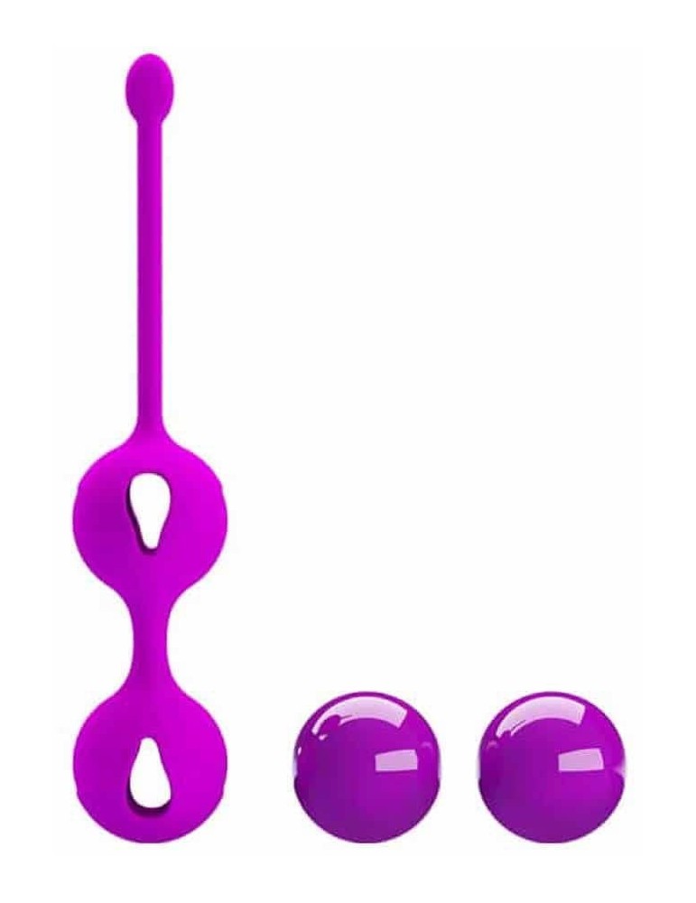 Boules de Geisha Tighten Up II Pretty Love 8.5 x 3.2cm Violet