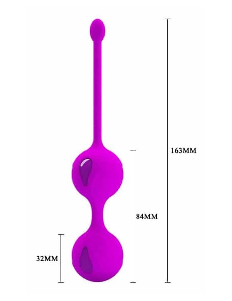 Boules de Geisha Tighten Up II Pretty Love 8.5 x 3.2cm Violet