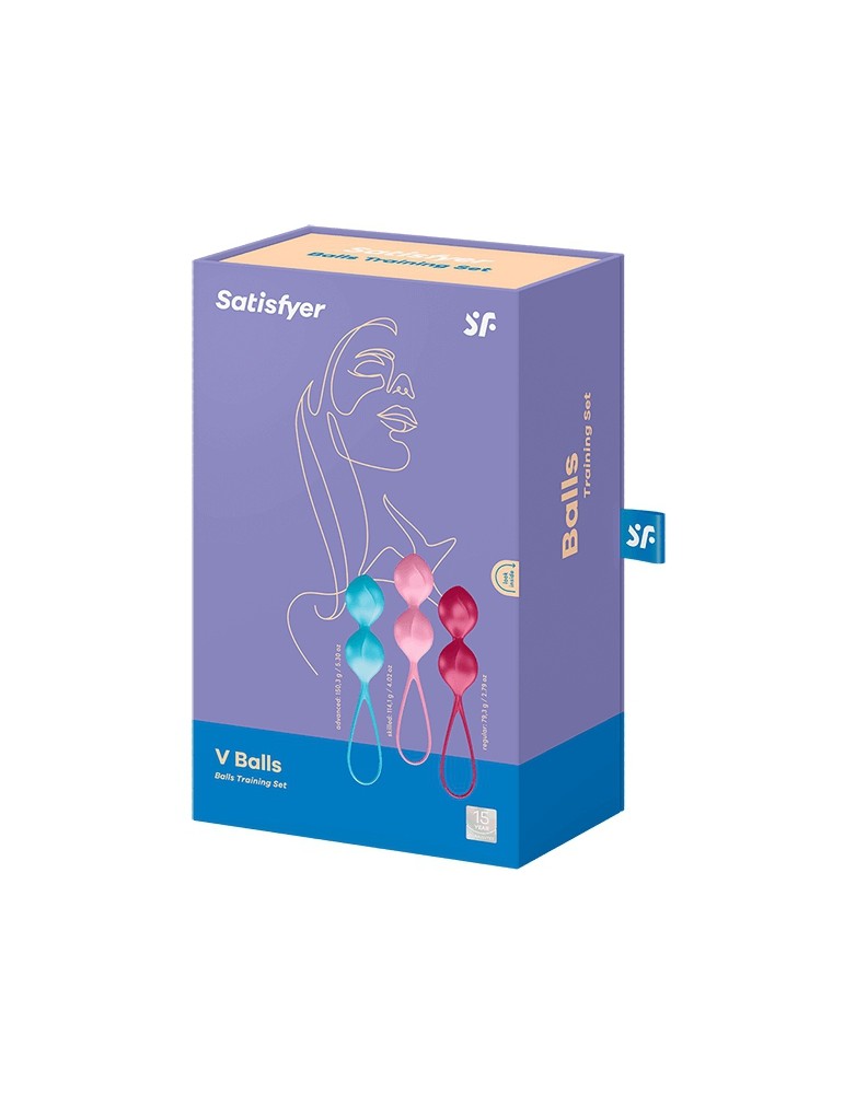 Boules de Geisha V-Balls Satisfyer 8 x 3.4cm
