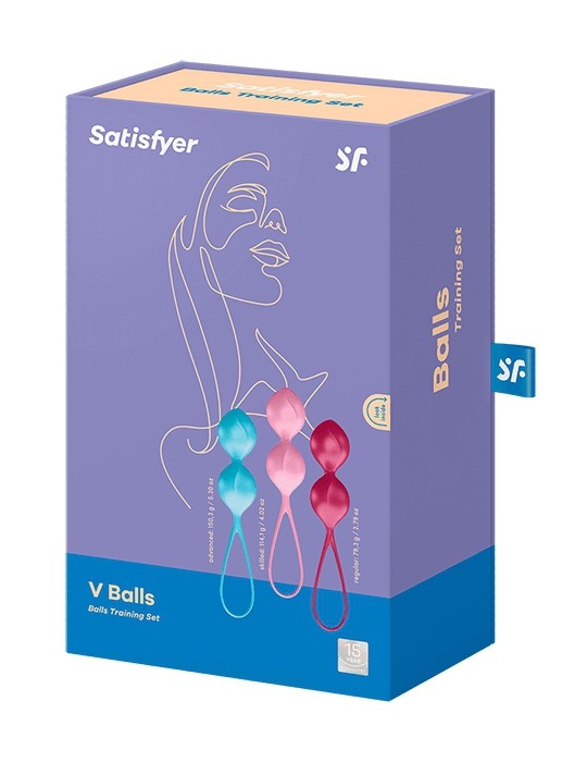 Boules de Geisha V-Balls Satisfyer 8 x 3.4cm