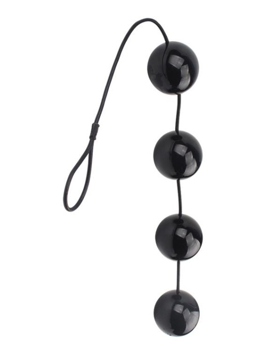 Boules anales Rubicon L 35 x 6cm Noires