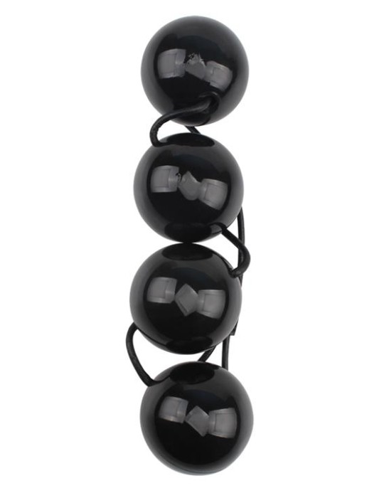 Boules anales Rubicon L 35 x 6cm Noires