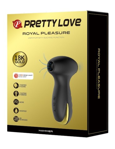 Stimulateur de clitoris Hammer Royal Pleasure Pretty Love Noir 2