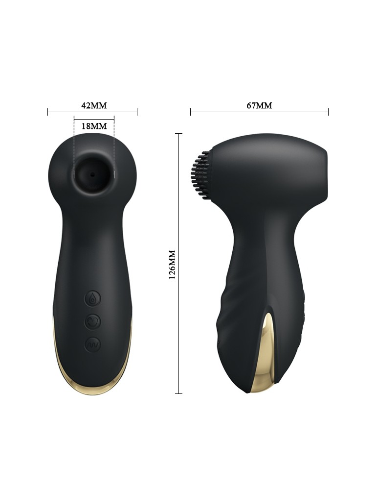 Stimulateur de clitoris Hammer Royal Pleasure Pretty Love Noir