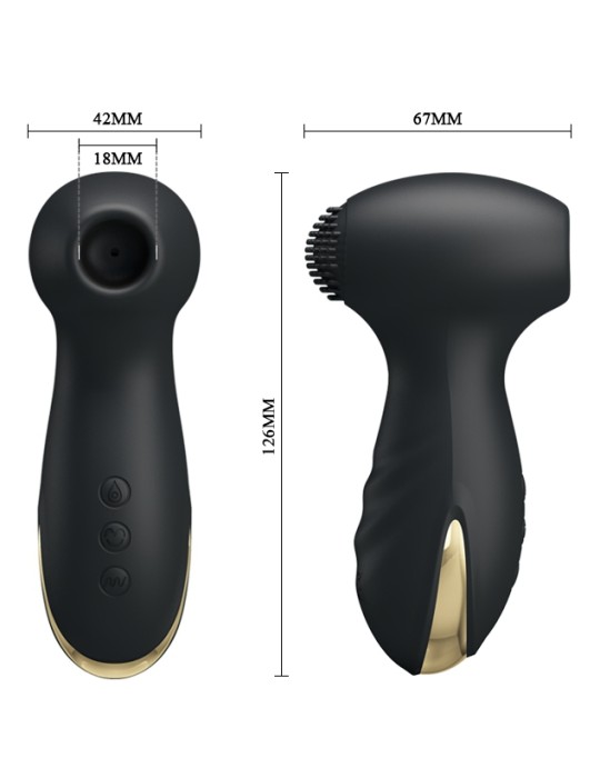 Stimulateur de clitoris Hammer Royal Pleasure Pretty Love Noir