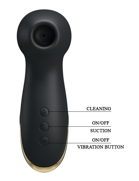 Stimulateur de clitoris Hammer Royal Pleasure Pretty Love Noir