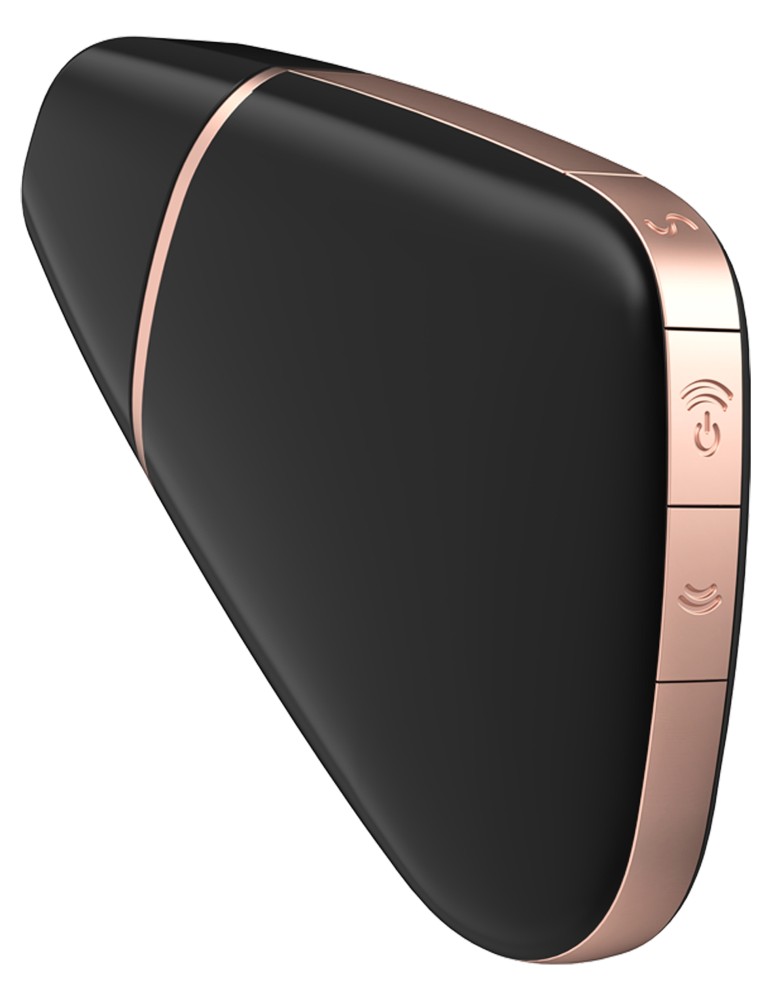 Stimulateur de clitoris connecté Love Triangle Satisfyer Noir