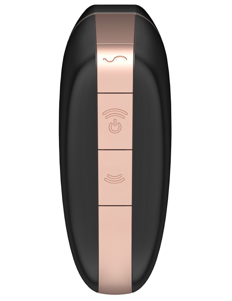 Stimulateur de clitoris connecté Love Triangle Satisfyer Noir