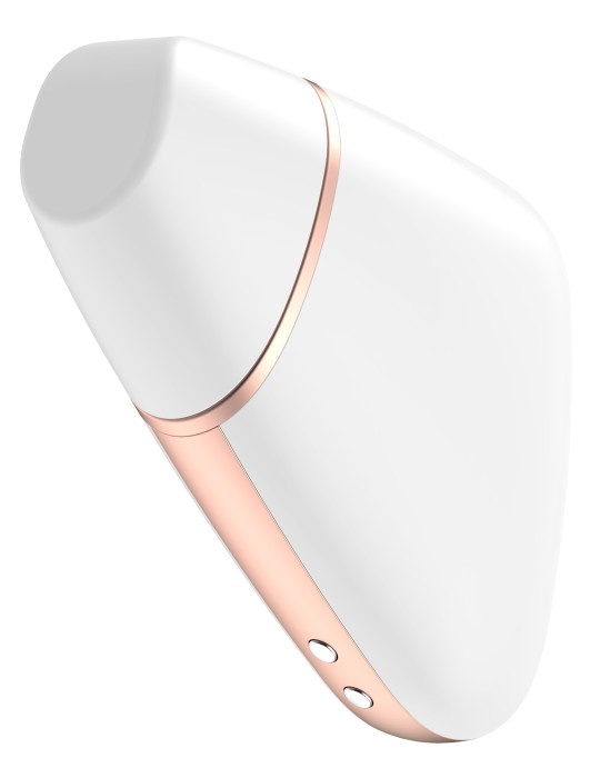 Stimulateur de clitoris connecté Love Triangle Satisfyer Blanc